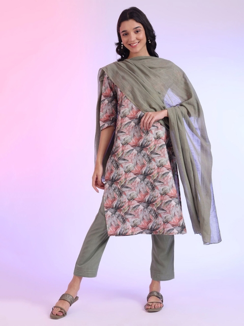 AURELIA Striped Pure Cotton Dupatta