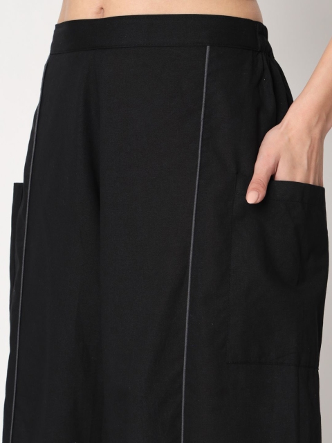 9rasa Women Cotton Straight Palazzos - Image 7