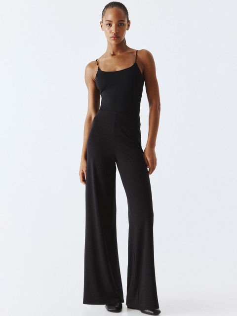 H&M Women Wide Jersey Trousers