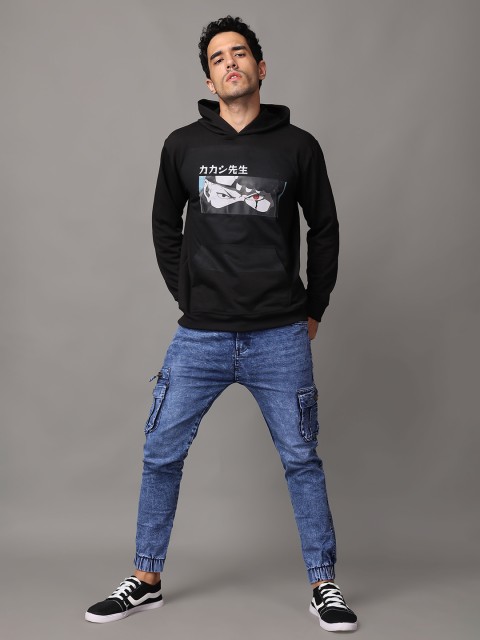zentik Men Naruto Printed Hooded Pullover Sweatshirt - Image 7