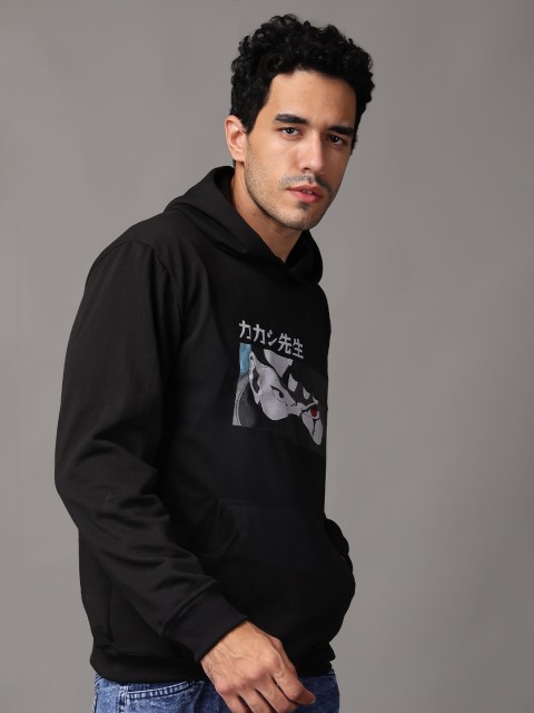 zentik Men Naruto Printed Hooded Pullover Sweatshirt - Image 5