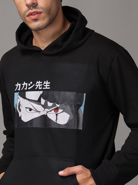zentik Men Naruto Printed Hooded Pullover Sweatshirt - Image 4