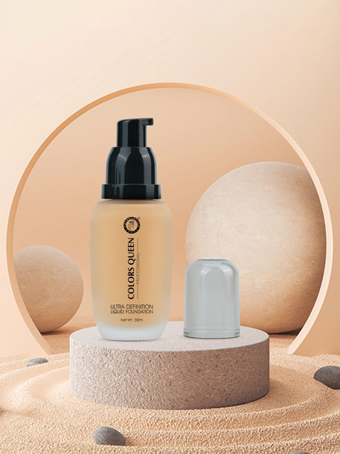 Colors Queen Ultra Definition Natural Liquid Foundation 30 ml - Custard 02