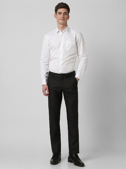 Peter England Men Slim Fit Spread Collar Floral Printed Cotton Formal Shirt - Image 5