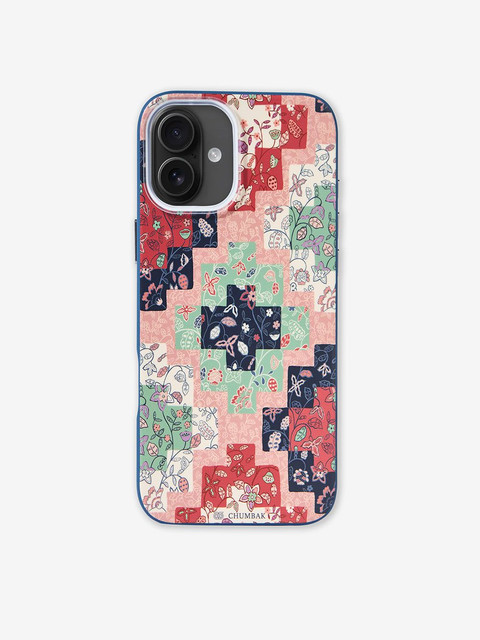 Chumbak Phone Case Cover For Iphone 16 Plus Batik Patchprint