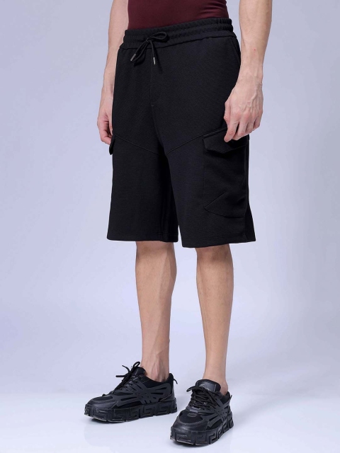 The Indian Garage Co Men Regular Fit Mid-Rise Cargo Shorts - Image 3