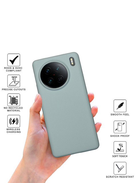 SPRIG vivo X90 Pro Liquid Silicone Back Cover - Image 4