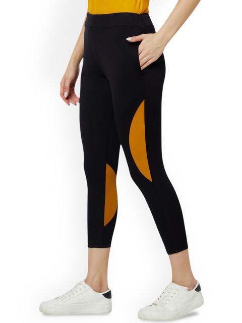 Unicus Apparel Colour Blocked Absolute Fit Ankle Length Tights - Image 3