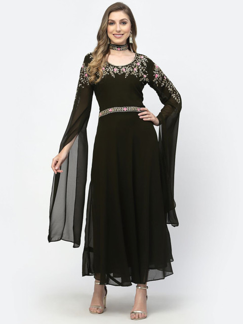 TS LIFESTYLE Embroidered Gown Ethnic Dress