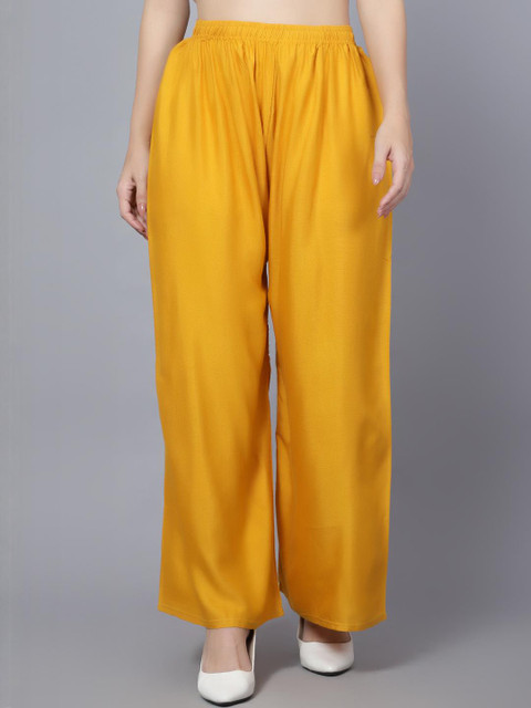 Mytrendzs Women Solid Palazzos