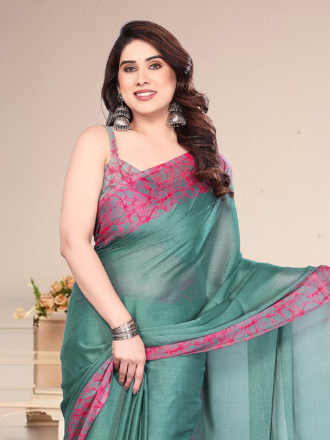 MAGNEITTA Pure Chiffon Saree