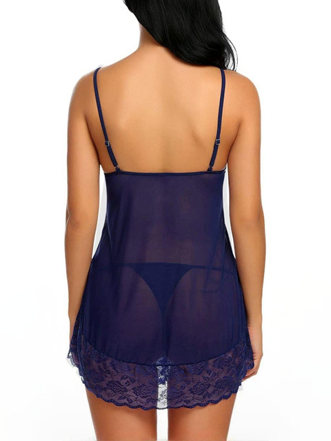 Samvar Women Blue Baby Dolls - Image 4