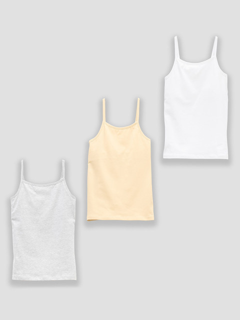 YUV Girls Pack of 3 Padded Camisoles
