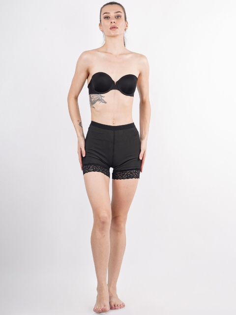 OGIMI- Ohh Give me Self-Design Padded Brief Black lace padded panty