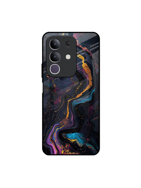 QRIOH Abstract Printed Vivo T4x 5G Back Case Mobile Accessories