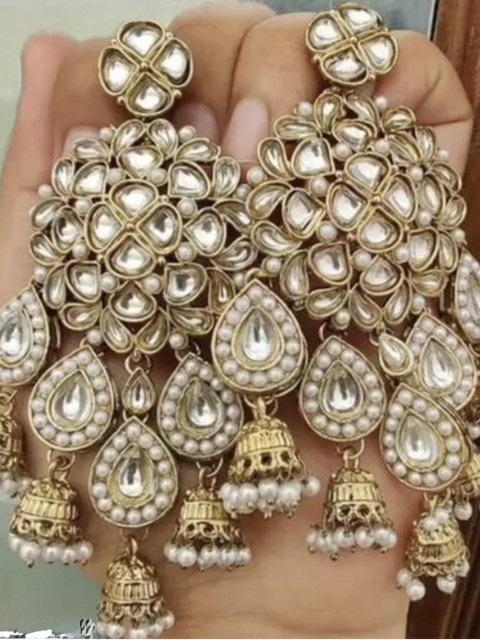 UWISH Gold-Plated Alloy Drop Earrings