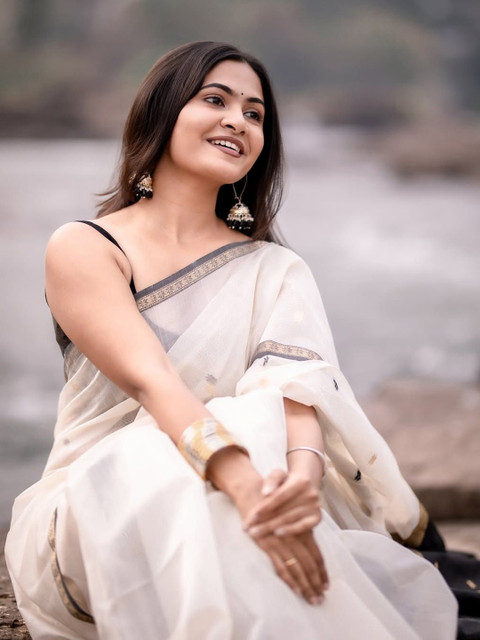 zinzraa Woven Design Cotton Silk Saree - Image 4