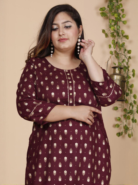 MEHKFAB Printed Kurti