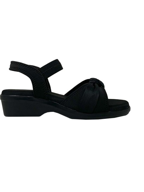 Global Step Women Black Sandals - Image 4