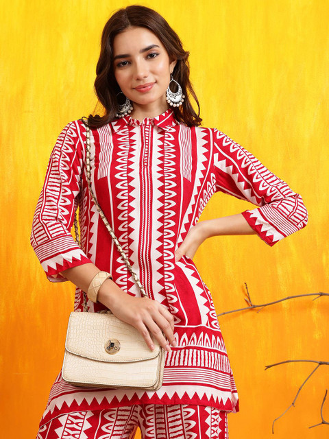 KALINI Printed Tunic With Palazzos Co-ords - Image 7