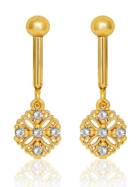 Raj And Deb Gold-Plated Drop Earrings