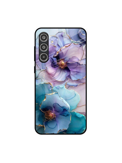 QRIOH Floral Printed Samsung Galaxy A56 5G Silicone Back Case