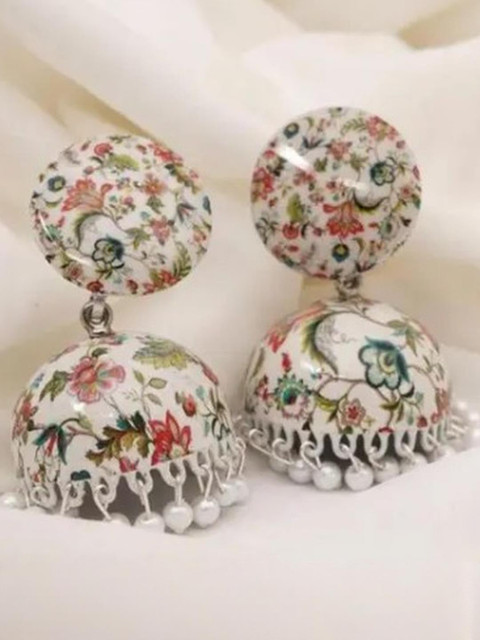 Sangria Oxidised Alloy Artificial Beads Earrings