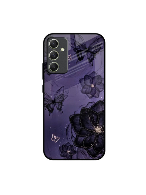 QRIOH Floral Printed Samsung Galaxy A34 5G Back Case Mobile Accessories