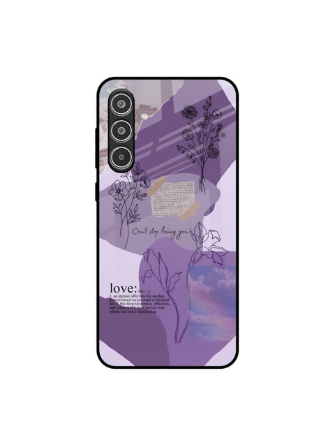 QRIOH Floral Printed Samsung Galaxy A56 5G Back Case Mobile Accessories