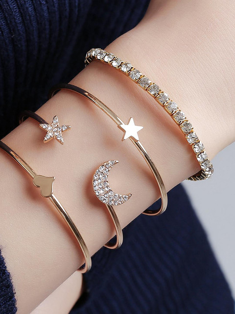 DressBerry Gold-Plated Alloy Bracelet