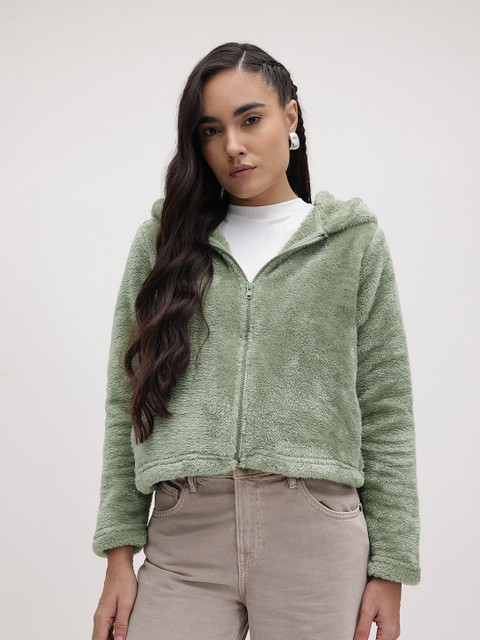 The Roadster Life Co. Hooded Faux Fur Tailored Jacket