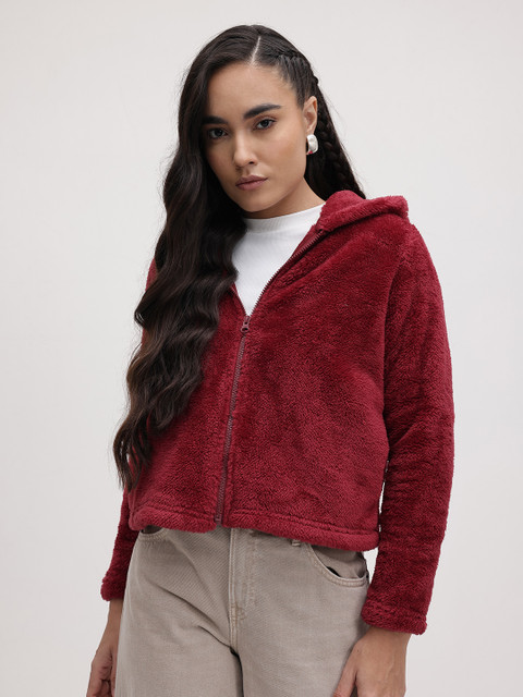 The Roadster Life Co. Hooded Faux Fur Tailored Jacket