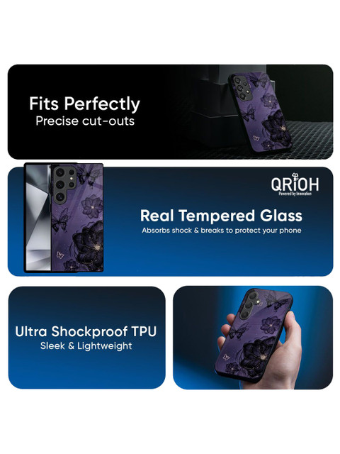 QRIOH Floral Printed Samsung Galaxy S24 5G Silicone Back Case - Image 5