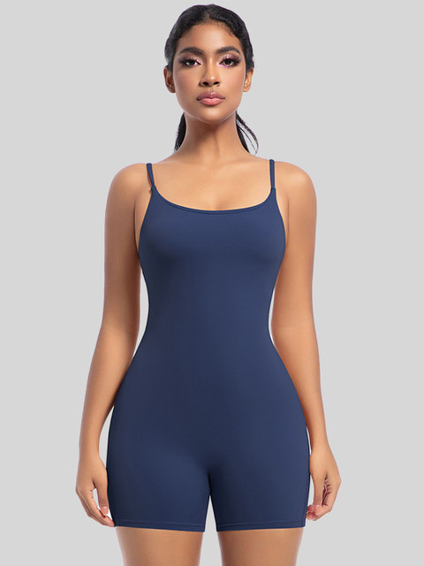 LULU & SKY Women Shoulder Straps Sleeveless Playsuit