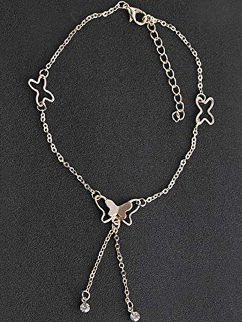 Shayna Gold Plated Anklets