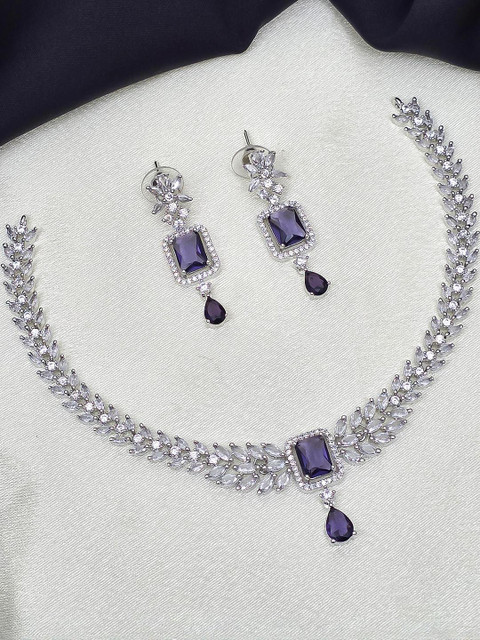 Talish Silver-Plated Brass Jewellery Set