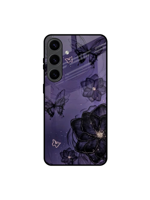 QRIOH Floral Printed Samsung Galaxy S24 5G Silicone Back Case