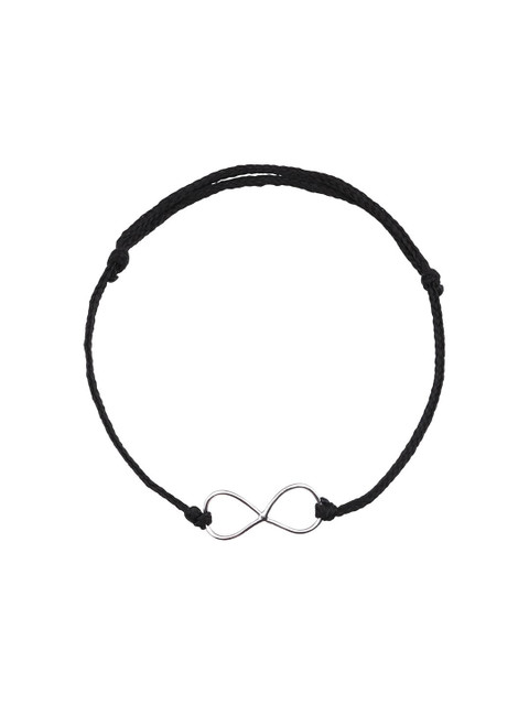 MAIRA 925 Sterling Silver Rhodium-Plated Anklet