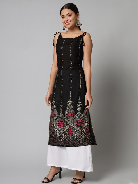 HARSUKHI Printed Straight Kurtis
