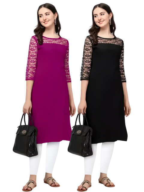 HEMANG FASHION Pack Of 2 Straight Kurti