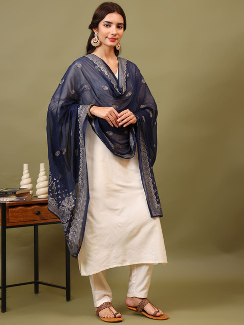 Sangria Printed Dupatta - Image 2