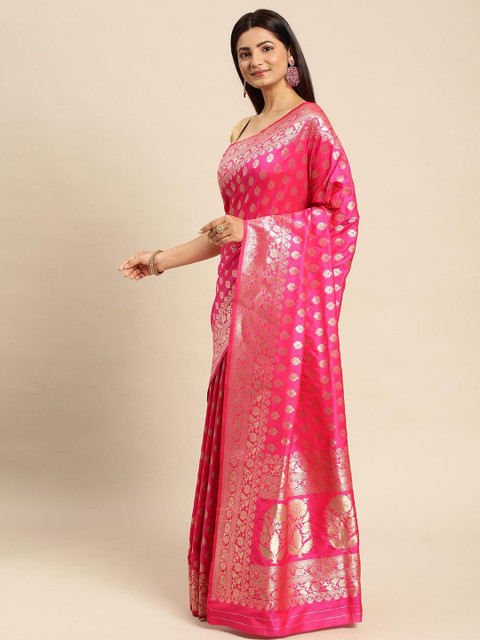 Royal Rajgharana Saree Woven Design Zari Banarasi Sarees - Image 2