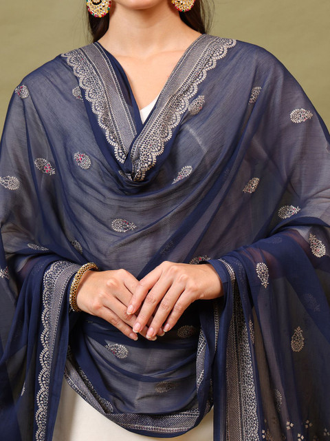 Sangria Printed Dupatta - Image 3