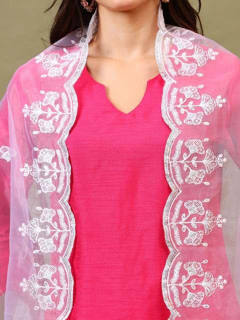 Sangria Embroidered Dupatta - Image 3