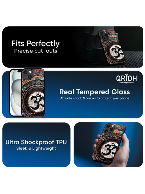 QRIOH Quirky Printed iPhone 14 Plus Back Case Mobile Accessories - Image 5