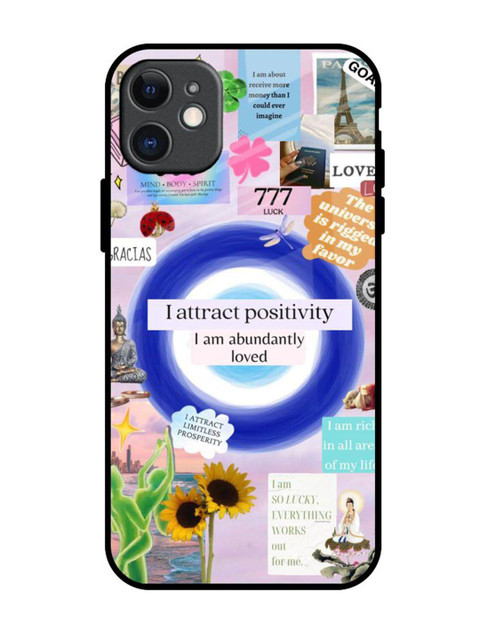 QRIOH Typography Printed iPhone 11 Back Case Mobile Accessories