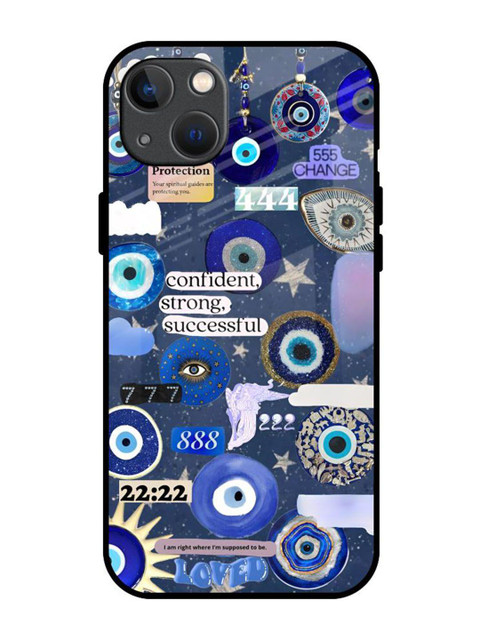 QRIOH Typography Printed iPhone 13 Back Case Mobile Accessories