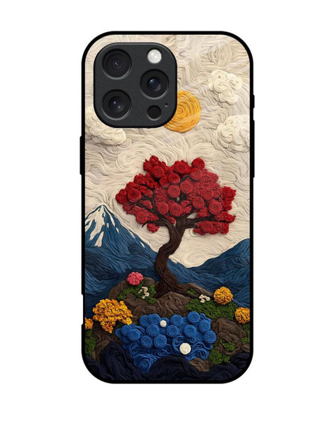 QRIOH Quirky Printed iPhone 16 Pro Back Case Mobile Accessories