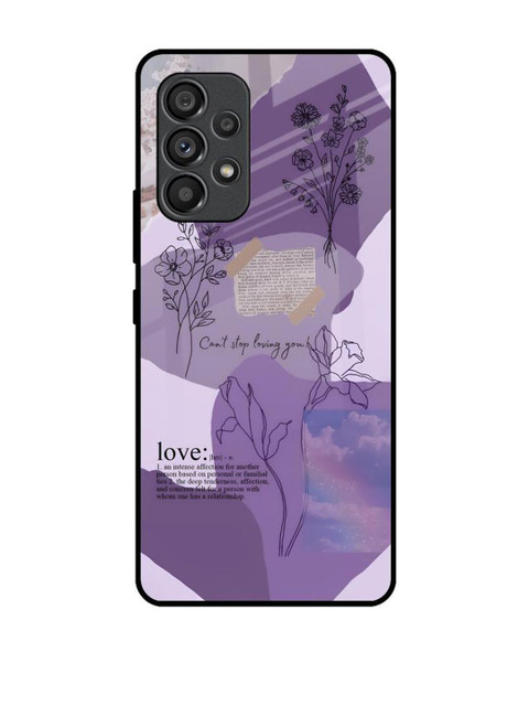 QRIOH Floral Printed Samsung Galaxy A53 5G Back Case Mobile Accessories
