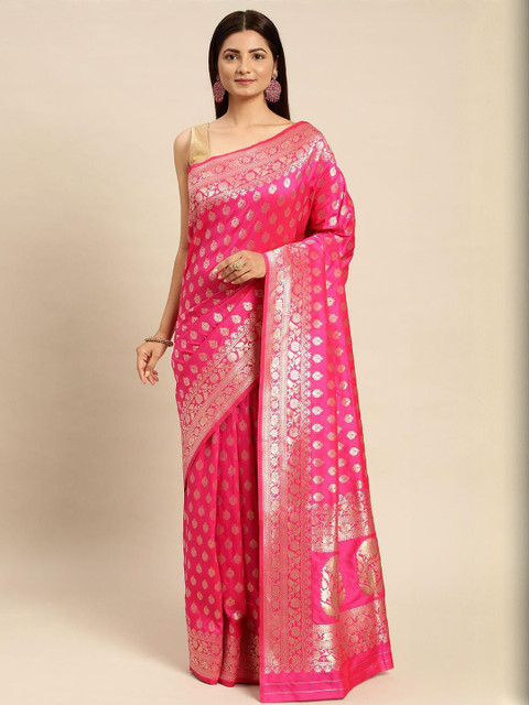 Royal Rajgharana Saree Woven Design Zari Banarasi Sarees